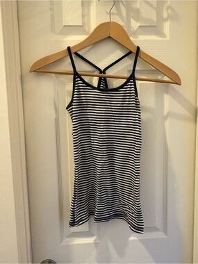 Tony Hawk Navy & White Striped Racerback Cami